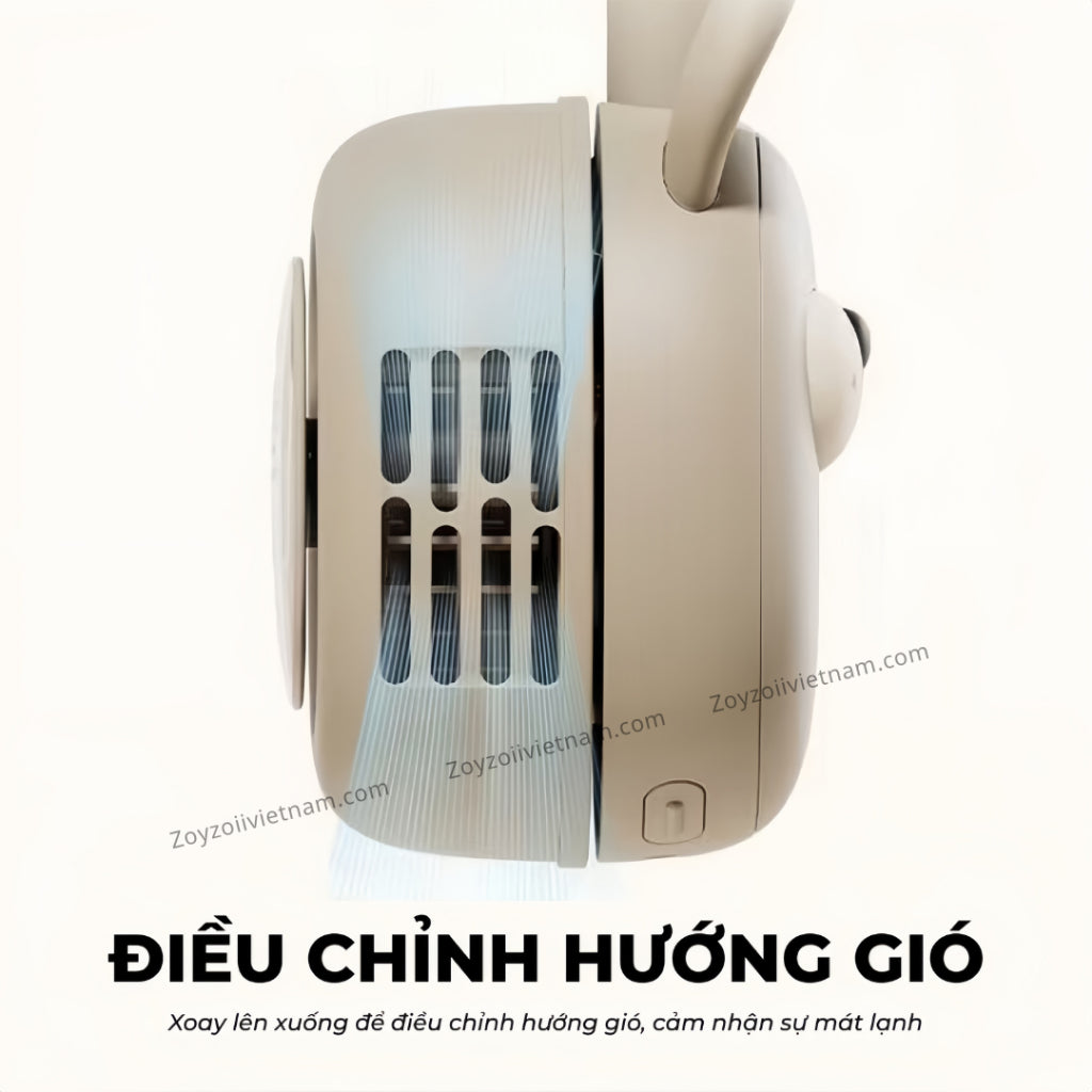 Quạt điện đeo cổ mini cho bé Zoyzoii Series Portable Neck Fan